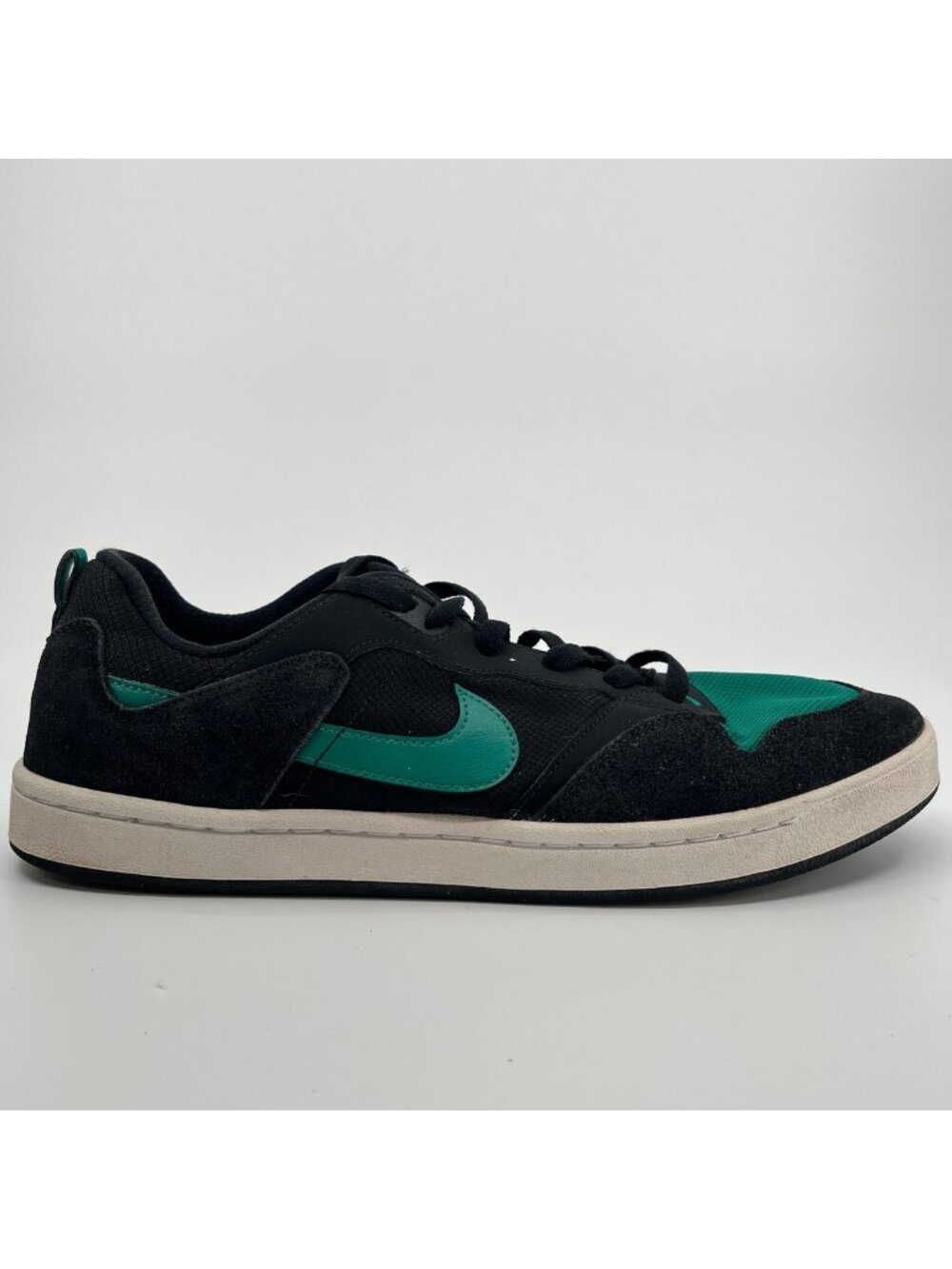 Nike SB Alleyoop Mens Size 13 Black Green Athletic Lifestyle Shoes Sneakers
